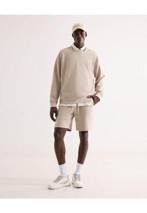 Bermuda Para Hombre Jogger Largo Color Taupe Marca Seven Seven #45100733