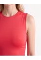 Camiseta Tejida Escote Redondo  Para Mujer Rojo Seven Seven de Seven Seven