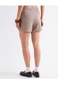 Skort Cruzado Con Amarre Decorativo  Para Mujer Taupe Seven Seven de Seven Seven