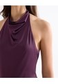 Body Cuello Alto Con Caída Suave  Para Mujer Vino Seven Seven de Seven Seven