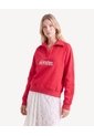 Buso Cuello Polo Con Screen  Para Mujer Rojo Seven Seven de Seven Seven
