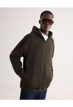 Buzo Para Hombre Hoodie Color Verde Marca Seven Seven #45060714