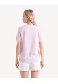 Camiseta Estampada Silueta Amplia  Para Mujer Lila Seven Seven de Seven Seven