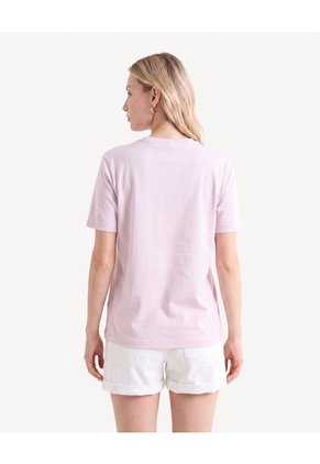 Camiseta Estampada Silueta Amplia Para Mujer Lila Seven Seven