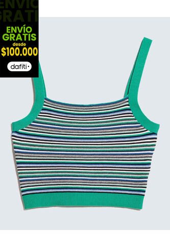 Camiseta Para Mujer Manga Sisa Moda Color Verde Marca Seven Seven #28096316 Seven Seven