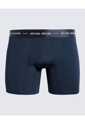 Pack X3 Boxer Medio X3 Para Hombre Azul Seven Seven