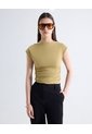 Blusa Recogidos Laterales  Para Mujer Verde Seven Seven de Seven Seven