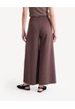 Pantalón Culotte Con Aberturas  Para Mujer Café Seven Seven de Seven Seven