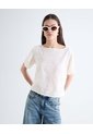 Blusa Nudo En Espalda  Para Mujer Crema Seven Seven de Seven Seven