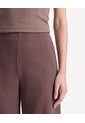 Pantalón Culotte Con Aberturas  Para Mujer Café Seven Seven de Seven Seven
