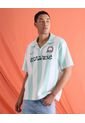 Polo Oversize Estampada  Para Hombre Verde Seven Seven de Seven Seven