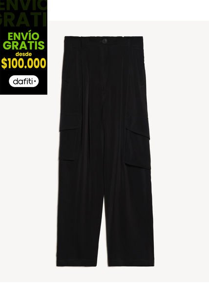 Pantalón Para Mujer Moda Color Negro Marca Seven Seven #28071904