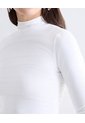 Camiseta Cuello Perkins  Para Mujer Crudo Seven Seven de Seven Seven