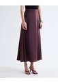 Falda Maxi Satín  Para Mujer Café Seven Seven de Seven Seven