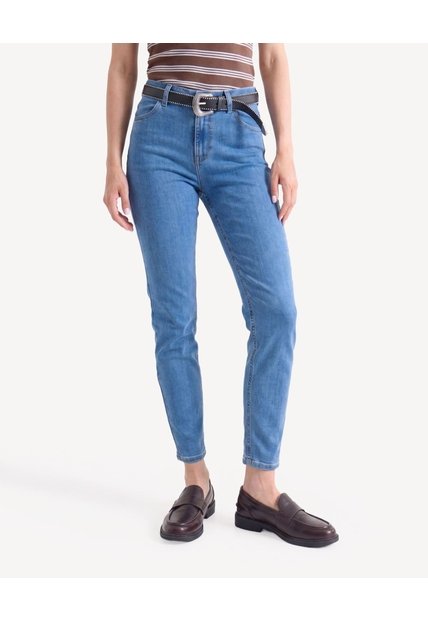 Jean Curvy Azul Claro  Para Mujer Azul Seven Seven