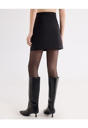 Falda  Para Mujer Corto Color Negro Marca Seven Seven #28140976