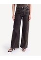 Jean Wide Leg Velvet  Para Mujer Negro Seven Seven de Seven Seven