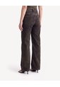 Jean Wide Leg Velvet  Para Mujer Negro Seven Seven de Seven Seven