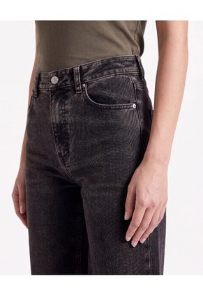 Jean Wide Leg Velvet  Para Mujer Negro Seven Seven