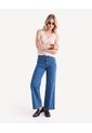 Chaleco Tejido Bicolor  Para Mujer Beige Seven Seven de Seven Seven