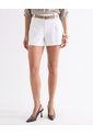 Short Con Cinturón Integrado  Para Mujer Blanco Seven Seven de Seven Seven