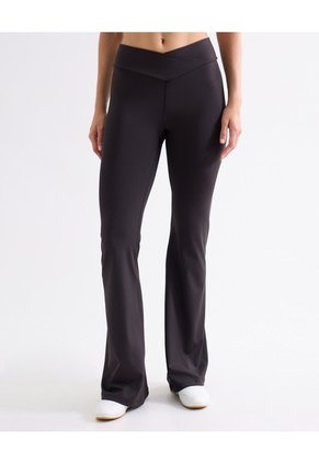 Leggings Flare De Pretina Cruzada  Para Mujer Negro Seven Seven