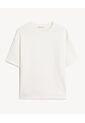 Camiseta Oversize Texturizada  Para Hombre Blanco Seven Seven de Seven Seven