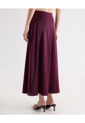 Falda  Para Mujer Largo Color Vino Marca Seven Seven #28140974