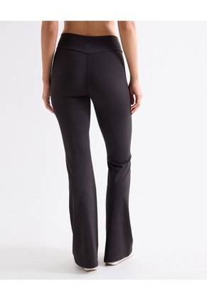Leggings Flare De Pretina Cruzada  Para Mujer Negro Seven Seven