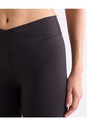 Leggings Flare De Pretina Cruzada  Para Mujer Negro Seven Seven