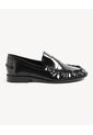 Mocasines Empeine Decorativo  Para Mujer Negro Seven Seven de Seven Seven