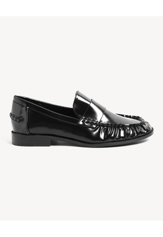 Mocasines Empeine Decorativo  Para Mujer Negro Seven Seven Seven Seven
