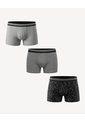 Bóxer Corto Estampados Surtidos Pack X3 X3 Para Hombre Gris Seven Seven de Seven Seven