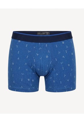 Bóxer Medio Pretina Ancha Pack X3 X3 Para Hombre Azul Seven Seven