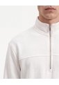 Buso Half Zipper  Para Hombre Crema Seven Seven de Seven Seven