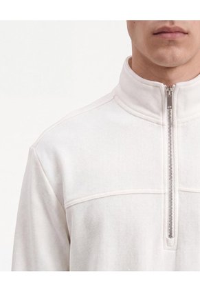 Buso Half Zipper Para Hombre Crema Seven Seven