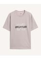 Camiseta Relaxed Estampada  Para Hombre Taupe Seven Seven de Seven Seven