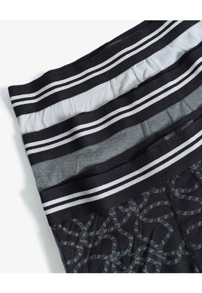 Bóxer Corto Estampados Surtidos Pack X3 X3 Para Hombre Gris Seven Seven