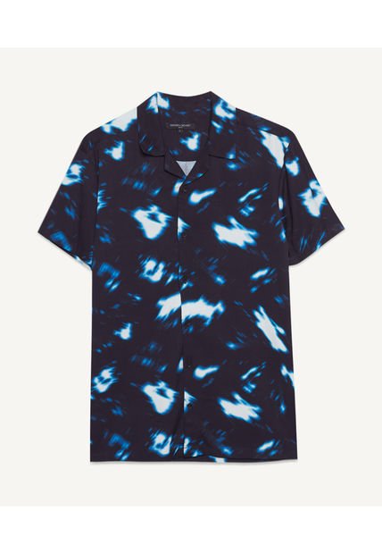 Camisa Para Hombre Manga Corta  Color Negro Marca Seven Seven #45011955