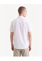 Camisa Esencial Manga Corta  Para Hombre Blanco Seven Seven de Seven Seven