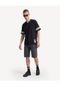 Bermuda Denim Regular  Para Hombre Negro Seven Seven de Seven Seven