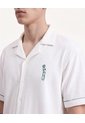 Camisa Resort Texturizada  Para Hombre Marfil Seven Seven de Seven Seven