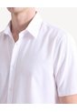 Camisa Esencial Manga Corta  Para Hombre Blanco Seven Seven de Seven Seven