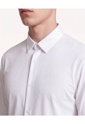Camisa Comfy Slim  Para Hombre Blanco Seven Seven