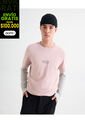 Camiseta Para Hombre Manga Corta Cuello Redondo Color Rosa Marca Seven Seven #45092658 de Seven Seven