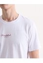 Camiseta Arte Bordado  Para Hombre Blanco Seven Seven de Seven Seven