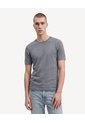 Camiseta Tricot Regular  Para Hombre Gris Seven Seven de Seven Seven