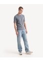 Camiseta Tricot Regular  Para Hombre Gris Seven Seven de Seven Seven