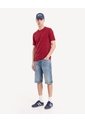 Camiseta Jersey Regular  Para Hombre Rojo Seven Seven de Seven Seven