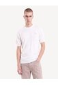 Camiseta Tricot Texturizada  Para Hombre Marfil Seven Seven de Seven Seven
